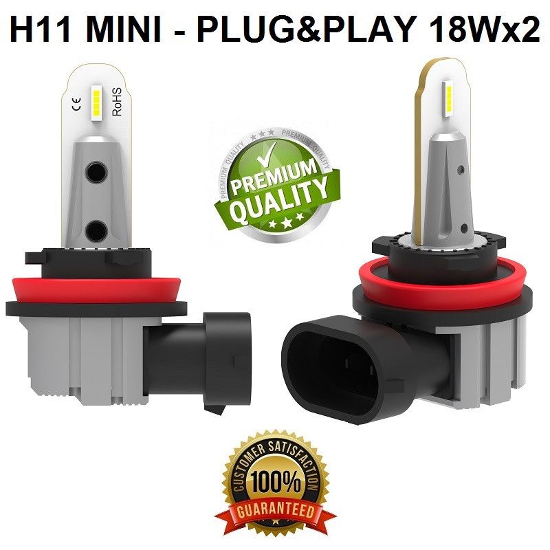 H11 SET CSP chip 8000LM MINI-series - ZA SREDNJE-MAGLENKE - PLUG&PLAY Beograd Zemun